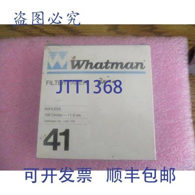 供应Whatman Cat Lot 1441 110 41号滤纸100 无灰分