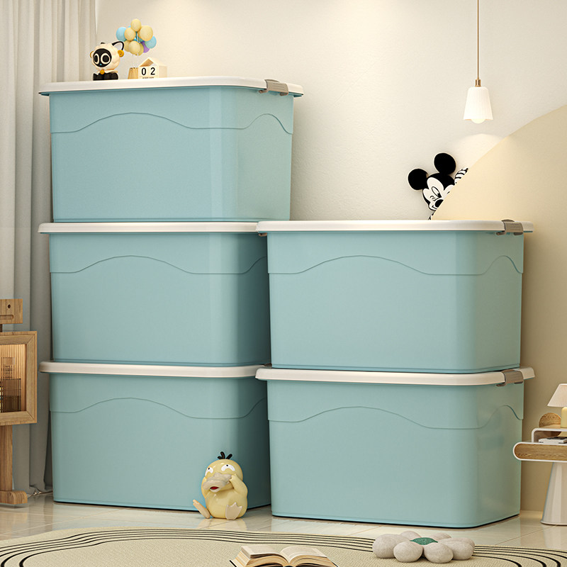 速发收纳箱特用家大号加厚塑料衣服玩具储物箱家物收纳盒搬衣整理