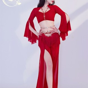 速发新表肚皮舞服装练功服裤子演苏裤装东方舞款流出服套装