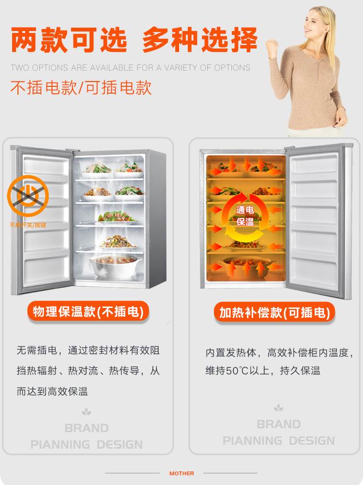 饭菜保温柜小型热菜神器家用加热保温箱冬天厨房热菜宝收纳暖菜板
