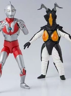 雷欧厂ko版SHF 芝顿 杰顿 zetton 怪兽 初代奥特曼 可动模型模玩