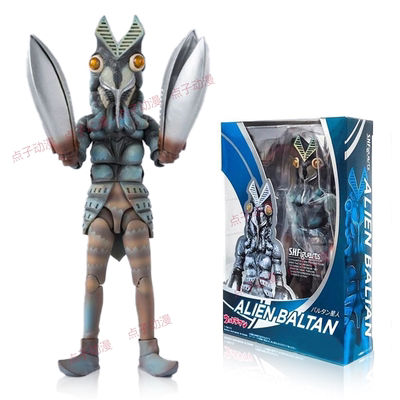 怪兽 shf巴尔坦星人奥 初代特 宇宙小龙虾怪兽关节可动ko国产版