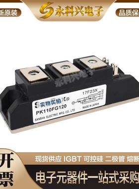 可控硅模块PK110FG40/60/80 PK110FG120/160晶闸管三社模块现货