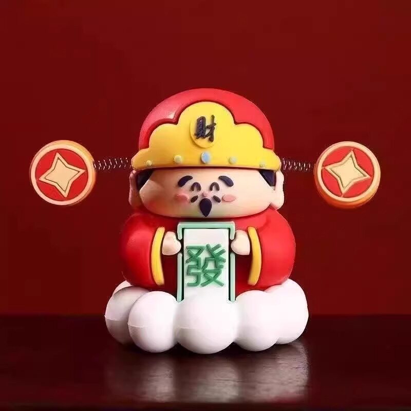 财神爷汽车摆件2026新款高档车内装饰品男女车载中控台创意小摆件
