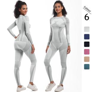 two piece yoga women running suit fitness sports for