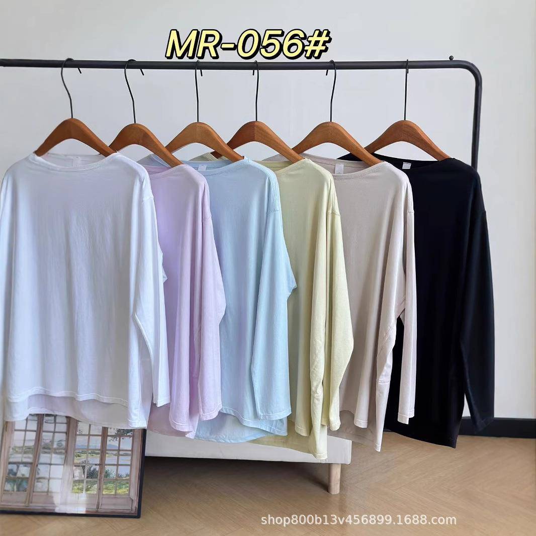 shirt bottoming turtleback cotton-ammonia top fitness