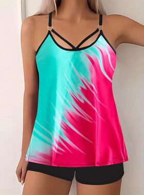 swimsuit two-piece back beautiful ink Splash