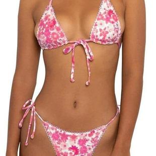 fashion bikini high end sexy swimsuit floral beach