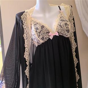 girls fat mesh pajamas suspenders Large female size