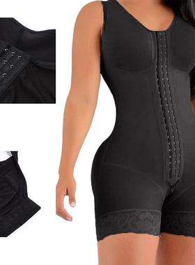 Body shaping clothes for women buckled one-piece waist and