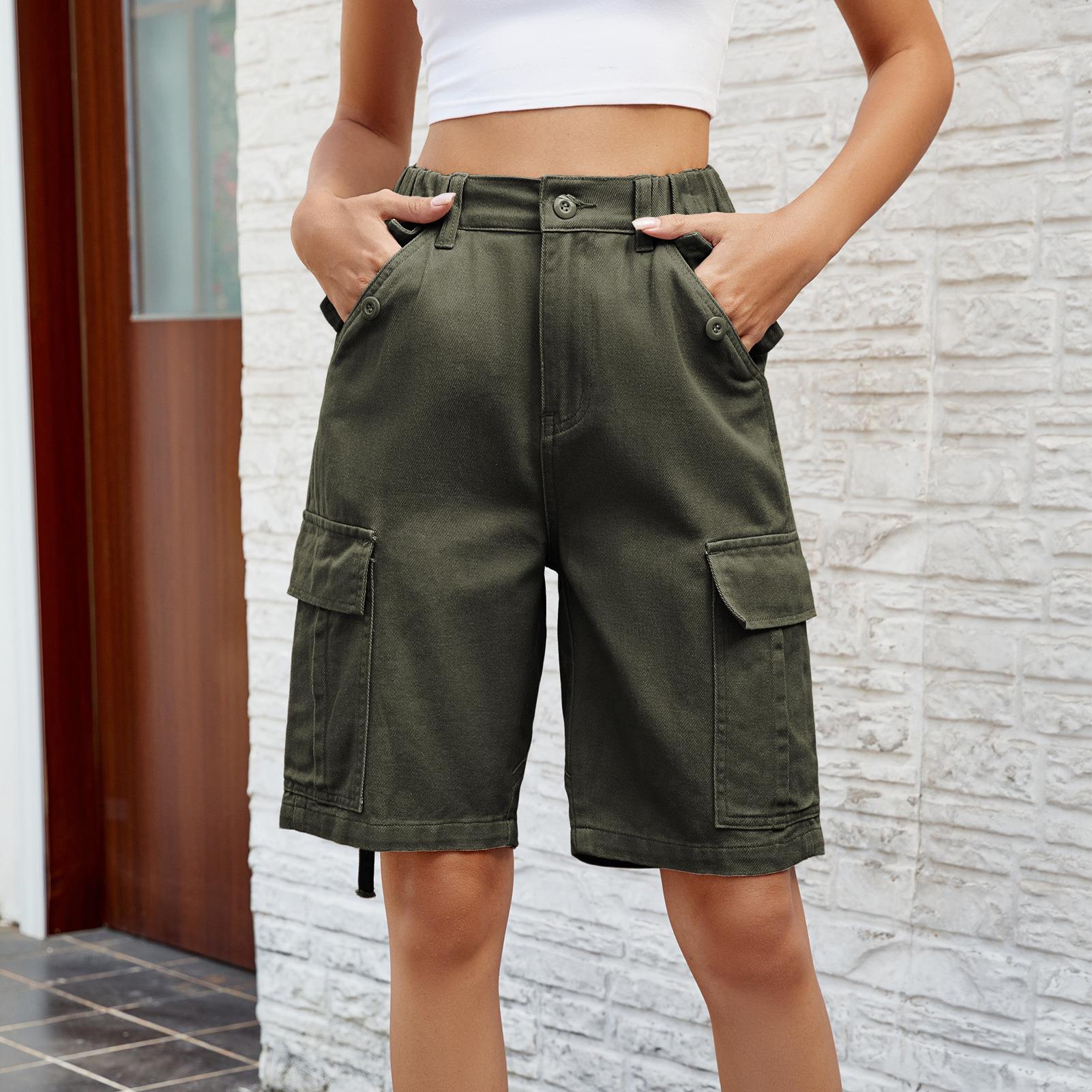 trend shorts casual shorts workwear washed personalized