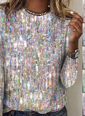 clothing long comfortable new loose casual fashion print