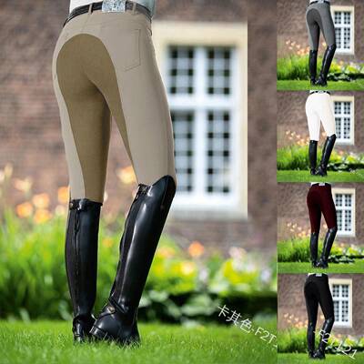 equestrian leggings casual fashion pants stretch tight