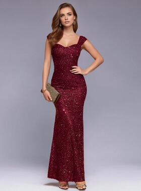 Dress Maxi Skirt Fishtail Dress Evening Waist High