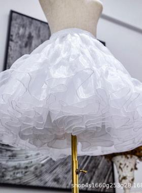 petticoat half-length yarn glass organza fluffy violent