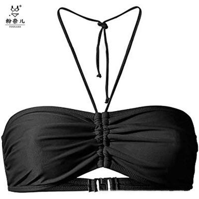 underwear neck halter sponge with top bikini suspender