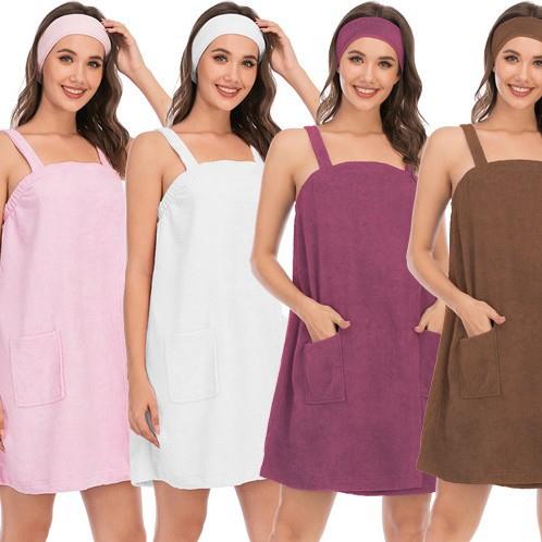 bath beauty Bathrobe ladies towel sexy bath gauze sling