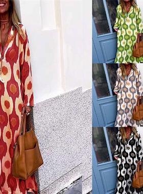 wmstar plus size dresses for women xl long print long dress