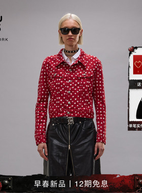 【明星同款】R13 2026早春新品 新年氛围感短款复古浪漫爱心外套