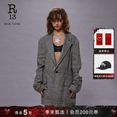 西装 R13 宽松简约随性格纹廓形轻薄夏季 外套