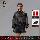 季 末甄选 R13 明星同款 宽松套头街头复古休闲连帽卫衣