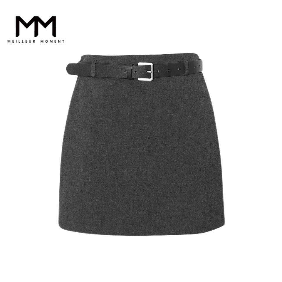 MM麦檬新品miu系短款西装半身裙2025年秋季新款百搭裙子5G8141321