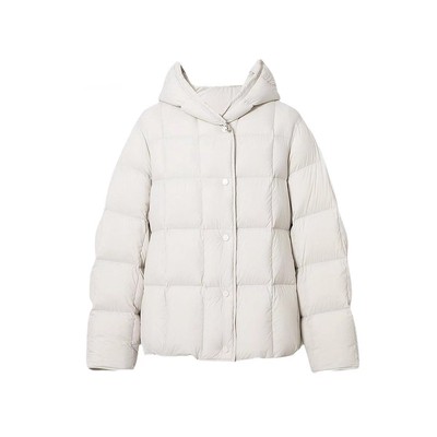 MM麦鹅绒保暖羽绒服连帽外套2025年冬季新款上衣檬新品5GA180791