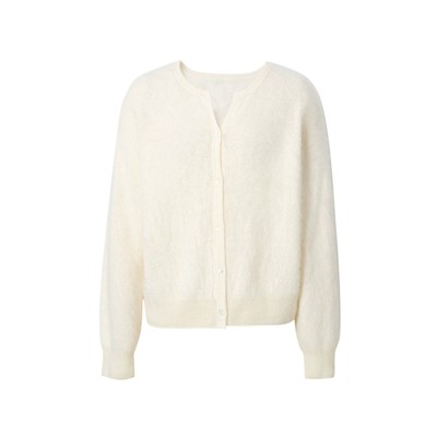 MM麦时尚羊绒针织衫毛衣开衫上衣2025冬新款毛衣檬新品5GA133802