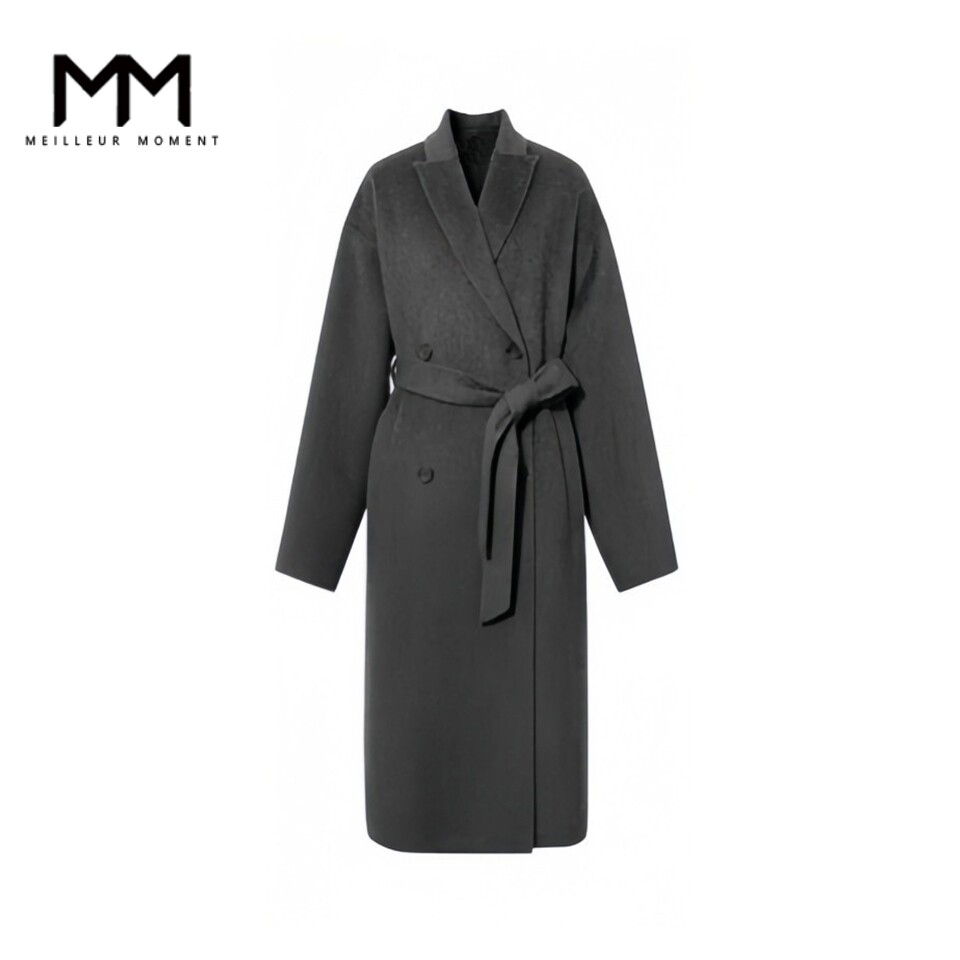 【人生大衣】MM麦檬新品羊毛双面呢大衣浴袍窦骁代言25冬新款外套