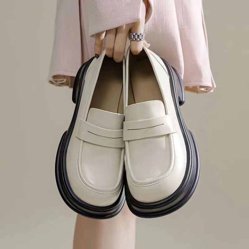 厚底松糕乐福鞋女2024年