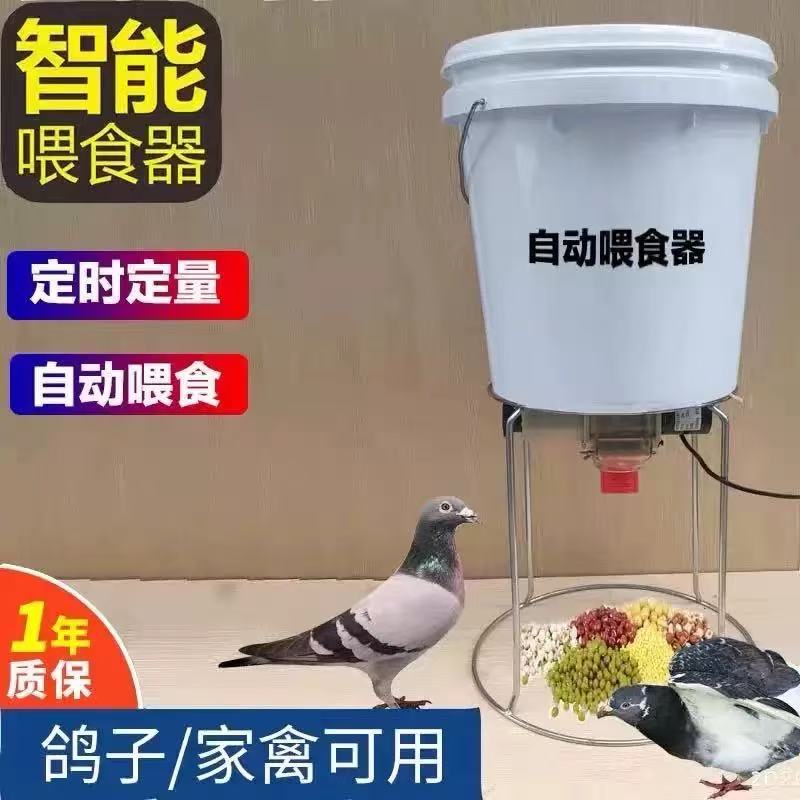 家禽投料机鸡鸭鸽子鹅乌龟远程定时智能自动下料投喂食器神器养殖