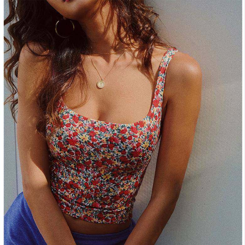 欧美彩色印花好看的瑜伽服背心女运动文胸带胸垫健身内衣跑步bra,运动/瑜伽/健身/球迷用品,瑜伽套装,淘宝优惠券,粉丝福利购,淘宝优惠卷