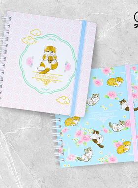 sunstar太阳星mofusand可爱猫咪主题2025新款方形线圈本笔记本记事本备忘可爱便携高颜值学生