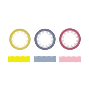 sunstar太阳星文具旗舰店易撕半透明彩色胶带型便签薄膜材质铅笔油性记号笔圆珠笔可书写备忘标记反复贴