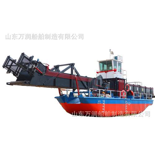 江面生活垃圾打捞船云南水面漂浮物打捞船河道树枝子收集船