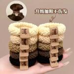 r简约高弹力耐用发圈皮筋女感扎发头绳发饰发绳kk【年后发货】