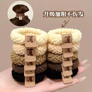 r简约高弹力耐用发圈皮筋女感扎发头绳发饰发绳kk【年后发货】