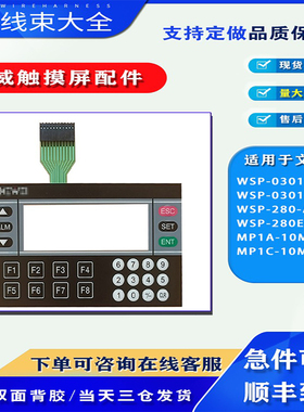 科威WSP-0301-24L/280-A/280E MP1A-10M08R/MP1C-10M08T1按键面膜