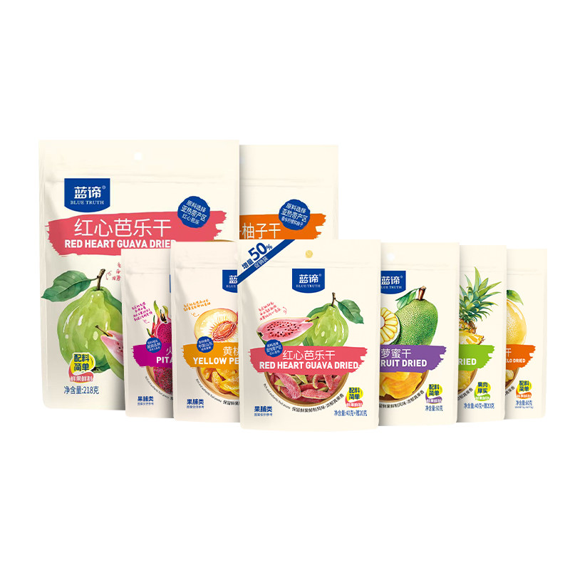 蓝谛果干60g/218g黄桃火龙果凤梨芭乐柠檬菠萝蜜柚子脯干零食小吃,零食/坚果/特产,冻干水果/冻干奶块/混合冻干,淘宝优惠券,粉丝福利购,淘宝优惠卷