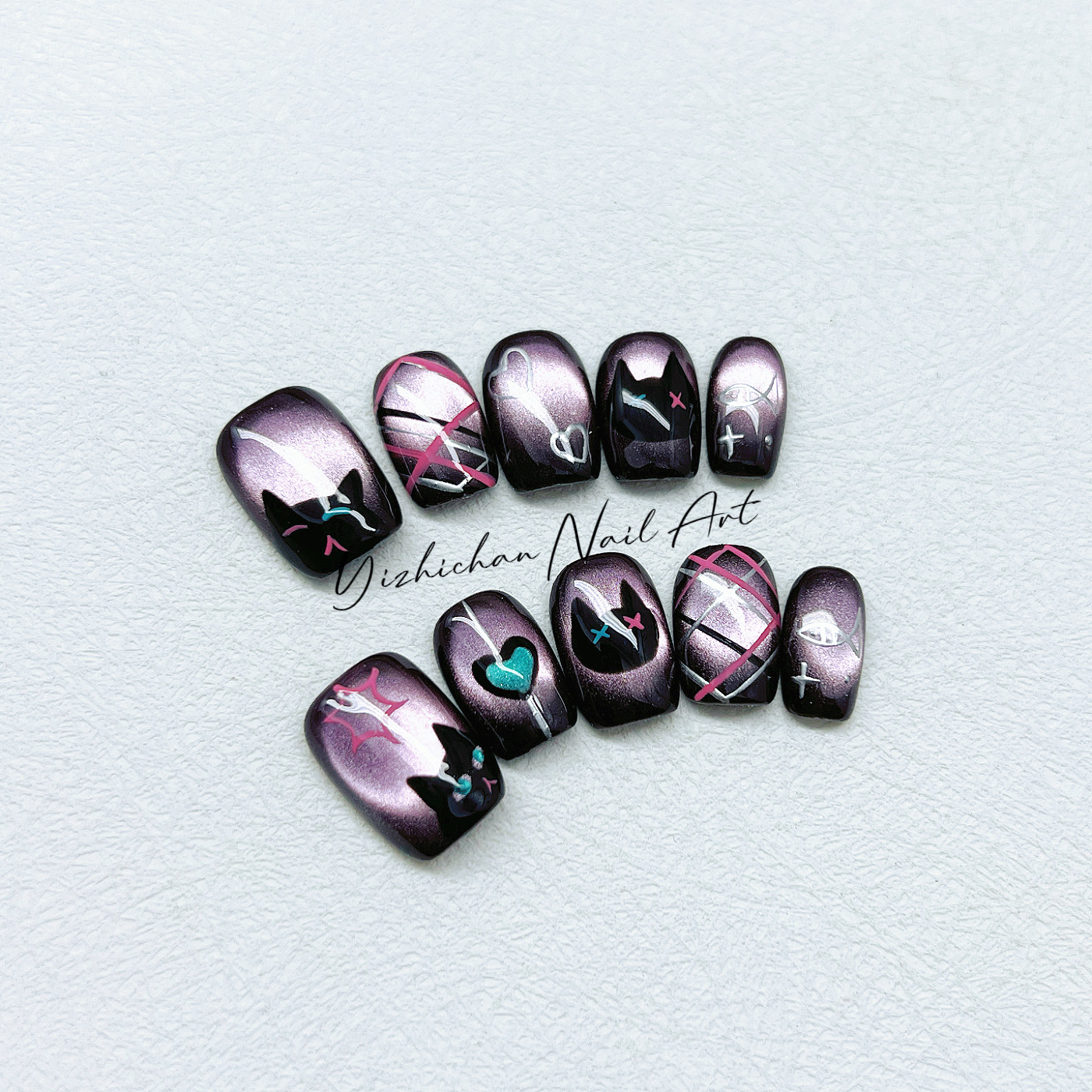 美甲穿戴甲中长款纯手工穿戴甲秋冬美甲贴片法式简约辣妹结婚甲片,彩妆/香水/美妆工具,穿戴甲/甲片,淘宝优惠券,粉丝福利购,淘宝优惠卷