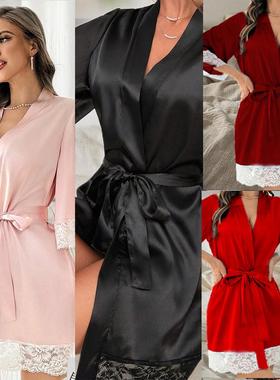 woman for lingeries sheer -string ang nightgowns panel lace