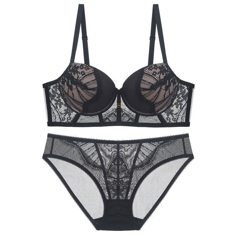 push-up lace bra underwear anti-sagging women small big bra