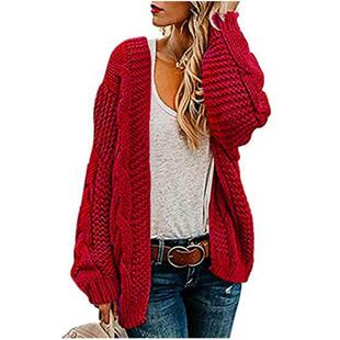 solid size womens large winter loose color jacket pocket