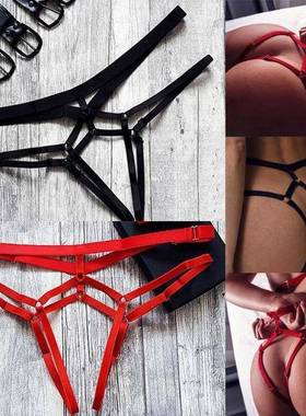 womens sexy strape panties high elastic lingerie porn