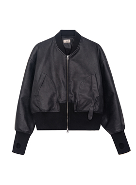 lablfe- Terrene「地支」02103飞行皮夹克 刺球印花机车夹克