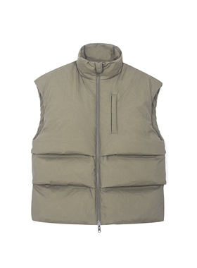 lablfe-「地支」02101羽绒服马甲双面穿无袖外廓视觉层次叠加设计