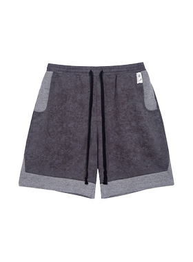 lablfe-01209万物生系列双色拼接口袋下摆抽绳短裤休闲运动户外