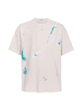 lablfe-JZH01江浙湖系列笔触晕式印花字体中式短袖T恤江浙沪穿搭