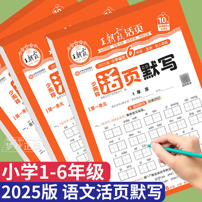2025新版王朝霞的活页默写