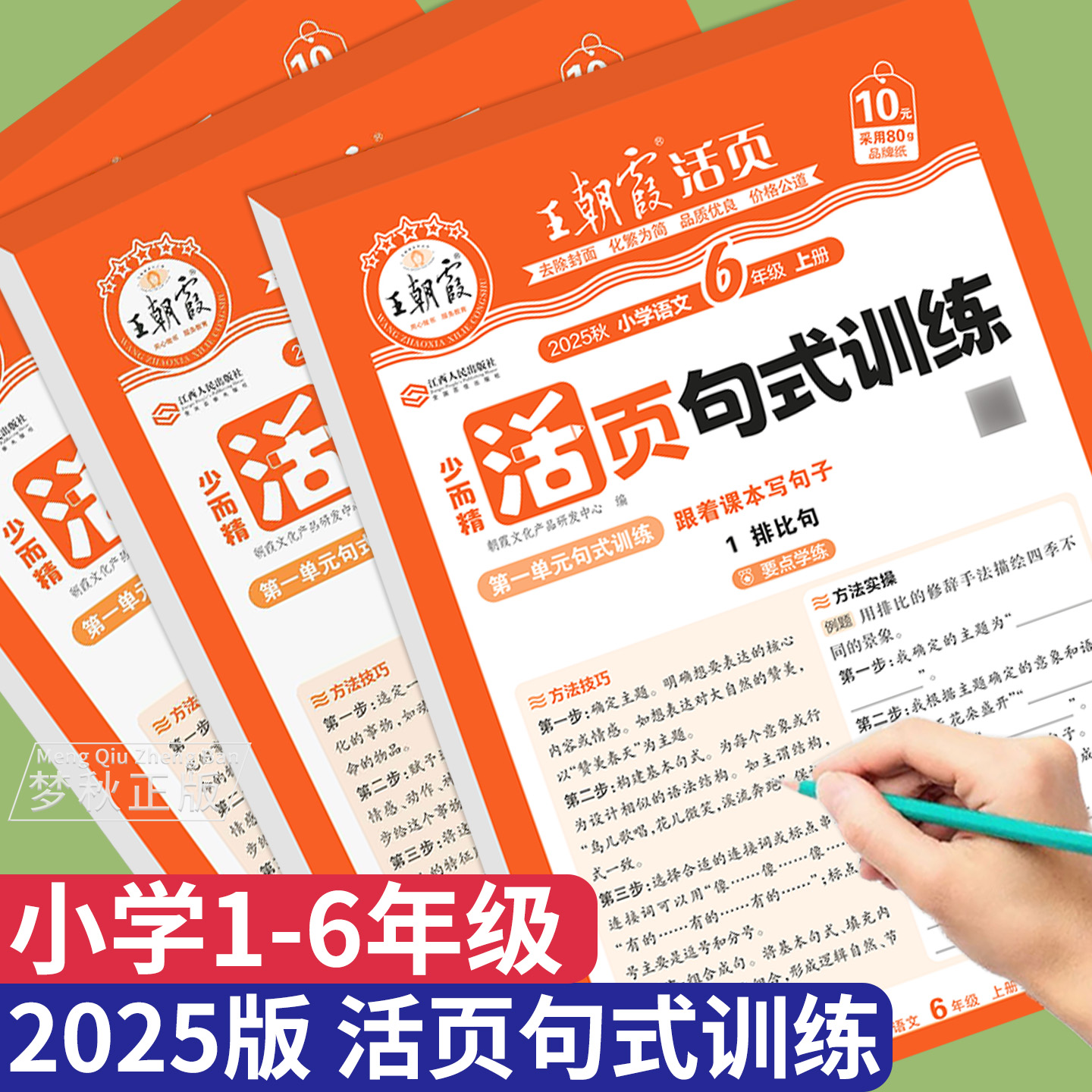 王朝霞活页同步句式训练大全